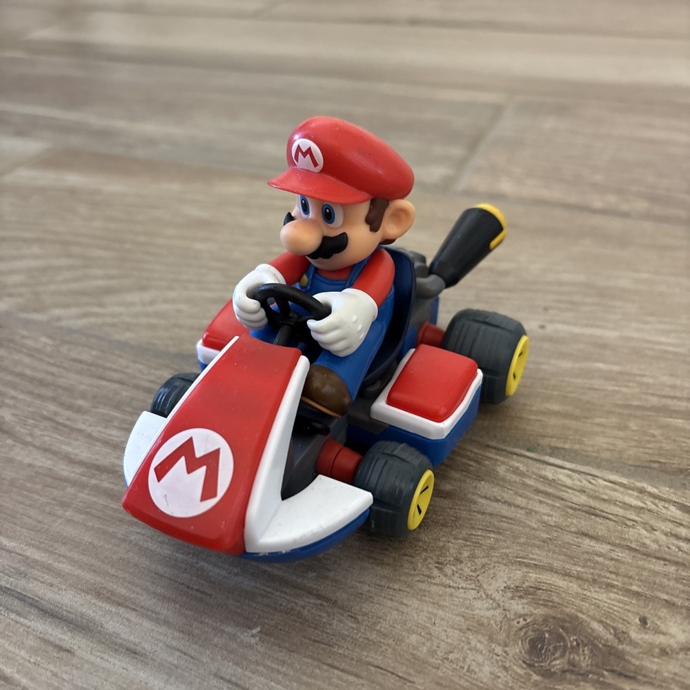 Mario Super Mario Kart Nintendo Pull Back Car Toy Mini‎ Figure Japan